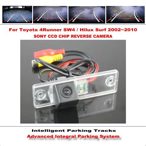 Intelligent Parking Tracks Rear Camera For Toyota 4runner Sw4 Hilux