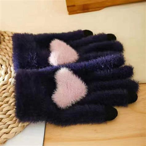 Touch Screen Gloves - Blended Fabric - White - Pink - 5 Colors - ApolloBox