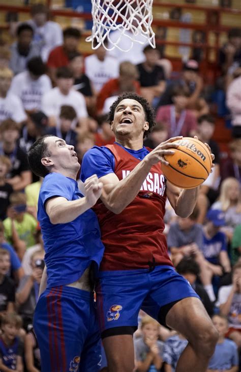 Photo Gallery: Kansas players scrimmage before basketball campers | News, Sports, Jobs ...