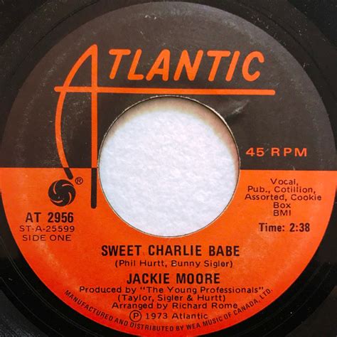 Jackie Moore Sweet Charlie Babe Vinyl Rpm More R Discogs