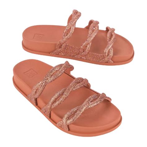 Chinelo Slide Zaxy Jam Feminino Nude Bege