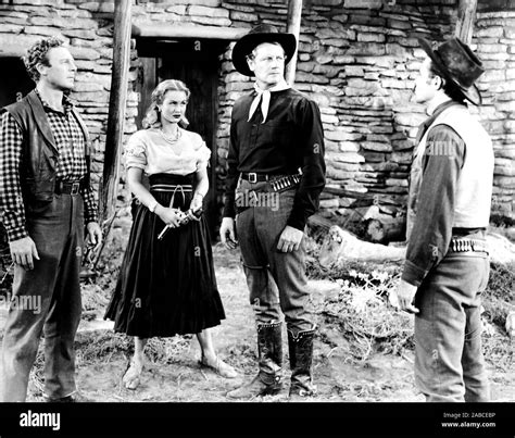 COLORADO TERRITORY From Left John Archer Virginia Mayo Joel McCrea