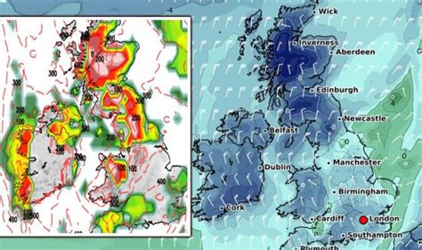 UK snow forecast: 25 inches of heavy snow to blanket UK in HOURS as ...