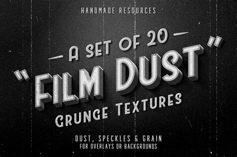 Film Dust Textures - Design Cuts