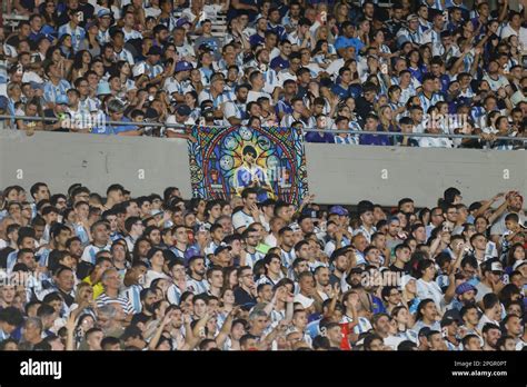 Ciudad Autonoma de Buenos Aires, Argentina, 23, March, 2023. Fans with ...