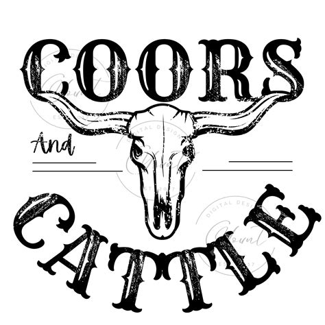 Coors Banquet Rodeo Light Beer Logo Inspired Unofficial Custom In