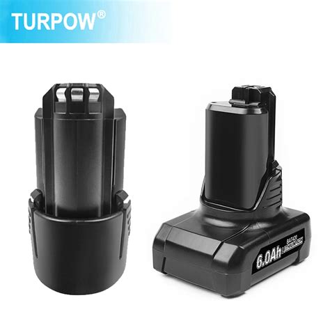 Turpow 6000mah Li Ion 12v Replacement Battery For Bosch Bat420 Bat411 Bat412 Bat413 Bat414 Max