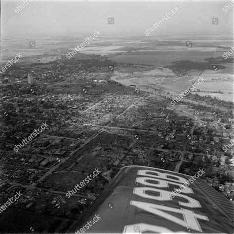 Aerial View Tornado Damage Blackwell Oklahoma Editorial Stock Photo ...