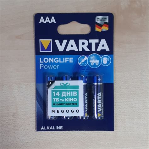 Varta Longlife Power Aa Lr