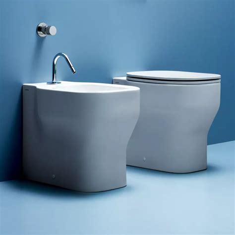 Sanitari Filoparete Azzurra Glaze Wc Bidet Copriwc Minimal