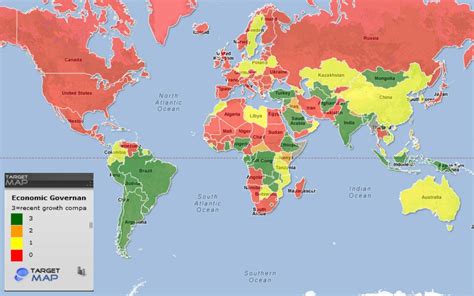 World GDP Growth Map