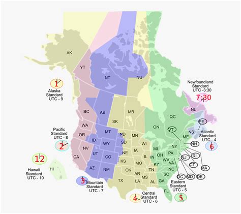 A Map Of Us Time Zones During Cst - Time Zone Map Us Canada , Free ...