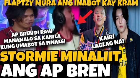 STORMIE MINALIIT ANG AP BREN FLAPTZY TRASTOK ANG INABOT KAY KRAM