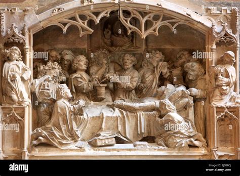 Dormition De La Vierge Epitaphe De Conrad Bock Et De Sa Femme