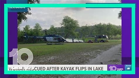 Woman Nearly Drowns After Kayak Flips In Hernando County Lake YouTube