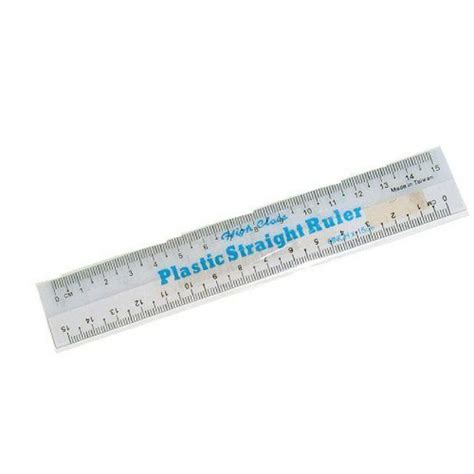 Plastic Straight Ruler 15cm Pembaris Plastik Shopee Malaysia