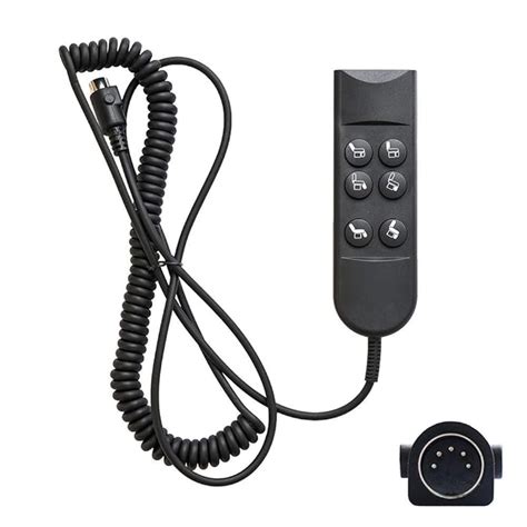 Buy 6 Button 5 Pin Prong Remote Handset Controller Hand Control For Lift Chairs Power Recliners