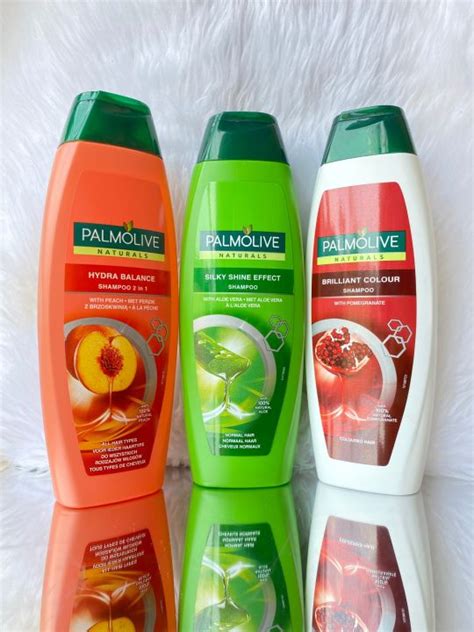 Palmolive Naturals Shampoo 350ml Brilliant Colour With Pomegranatesilky Shine Effect With Aloe