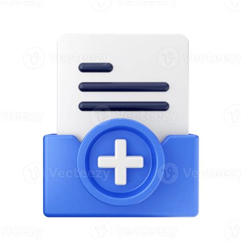 3d folder icon illustration render 22359344 PNG