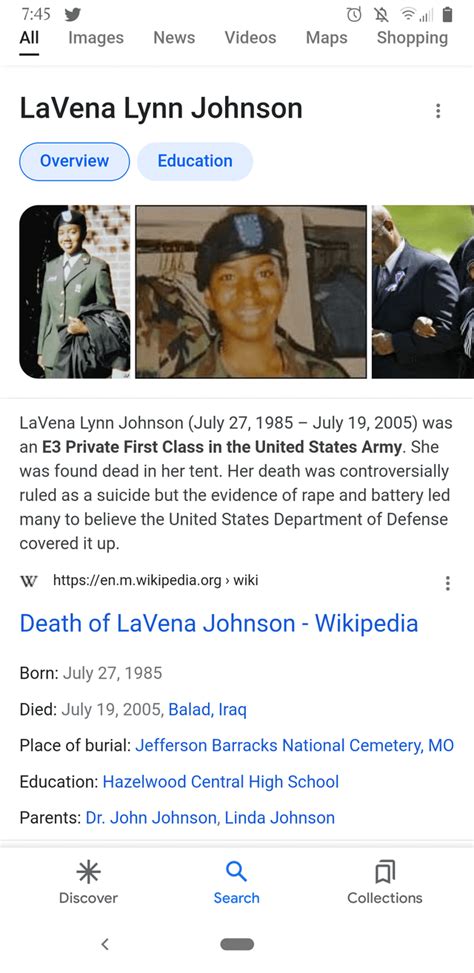 Can we get the LaVena Johnson case reopened?? Seriously Army 🙄 : r/awfuleverything