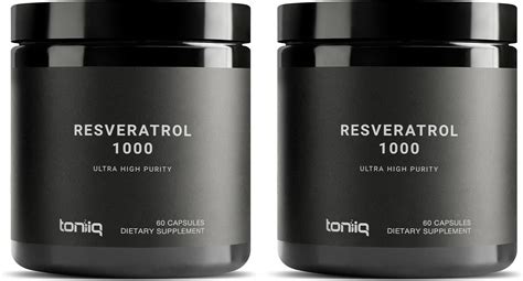 Amazon Toniiq Ultra High Purity Resveratrol Mg Supplement