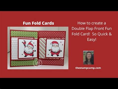 How To Create A Double Flap Front Fun Fold Card YouTube