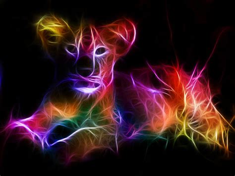 Fractal Lion Cub by minimoo64 on DeviantArt