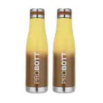 Buy Probott Thermosteel Vacuum Flask Hot Cold Water Bottle Each Ml Brown Yellow Pb