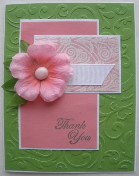 Sc147 Thank You Card Cards Thank You Cards Paper Crafts