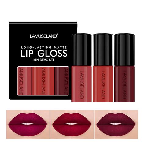 Buy 3pcs Lot Sexy Matt Liquid Lipstick Set Lips Tattoo