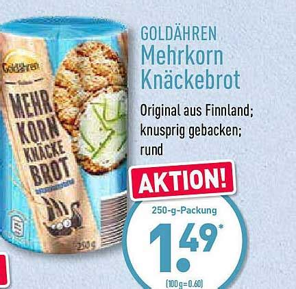 Gold Hren Mehrkorn Kn Ckebrot Angebot Bei Aldi Nord Prospekte De