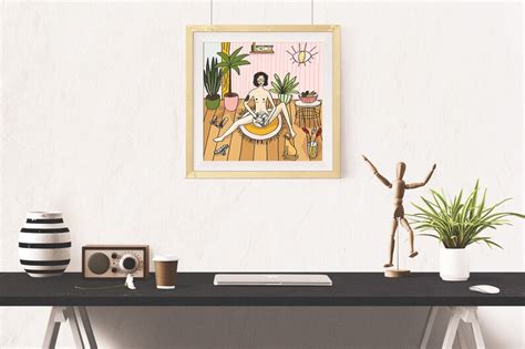 Self Love Print Nude Female Art Print Body Positive Etsy