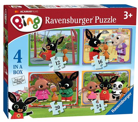 Bing Bunny 12 16 20 24 Piece 4 Jigsaw Puzzle Game 4005556068654