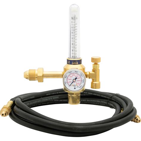 Harris Flowmeter Regulator And Hose Kit Argon Carbon Dioxide CGA 580