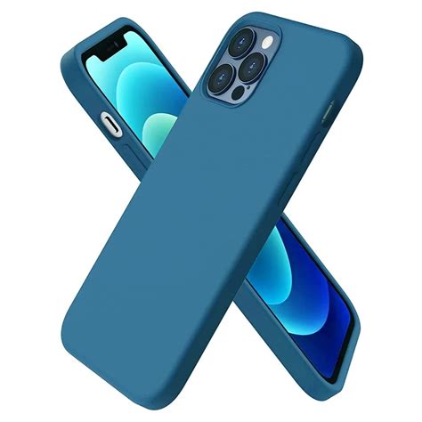 Etui do iPhone 13 Pro silikonowe z mikrofibrą premium soft touch lapis