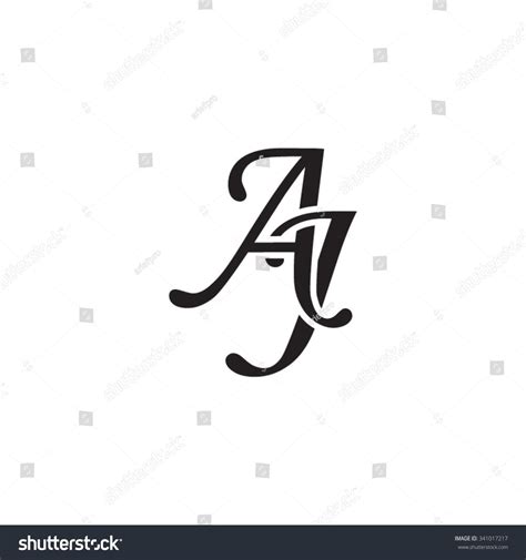 Aj Initial Monogram Logo Alphabet Tattoo Designs Name Tattoo Designs