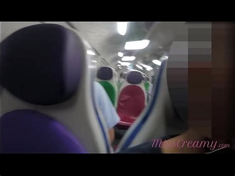 Pussy Flash Strangers Caught Me Touching In Public Train And Fingering Pussy Risking To Be