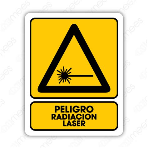 Spr 026 Señalamiento Peligro Radiación Láser Mees Señalización E Imagen