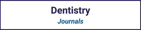 Journals - Dentistry Resource Guide - Clinical Guides at Monash Health