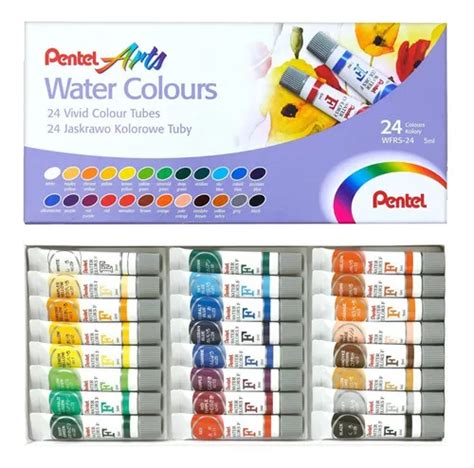 Aquarela Pentel Arts Water Colours Conjunto 24 Cores Frete grátis