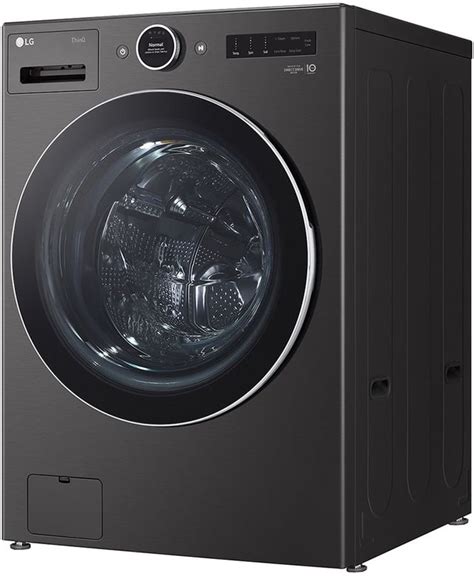 Lg 50 Cu Ft Black Steel Front Load Washer Malkins Appliances