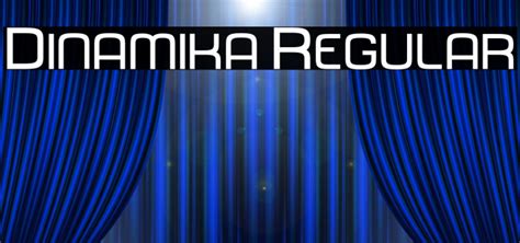 Dinamika Regular Font - FFonts.net
