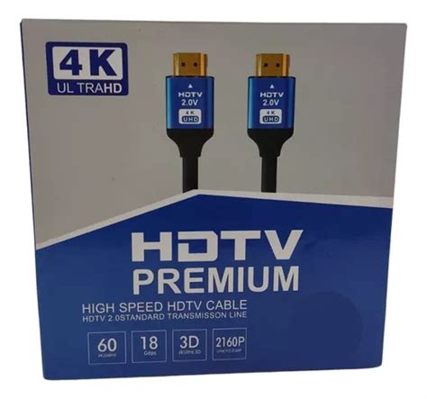 Cabo Hdmi Ethernet 2 0 19 Pinos 4k Ultra Hd 3d 30 Metros MercadoLivre