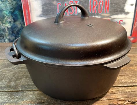 Griswold Iron Mountain No Dutch Oven With Self Basting Lid Etsy