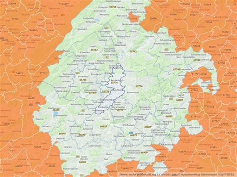 Postleitzahl 55776 • 7 Orte im Postleitzahlengebiet