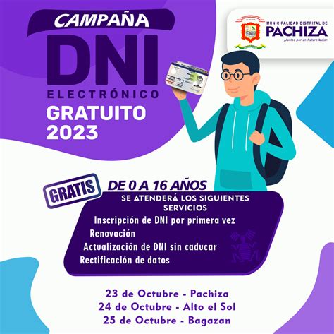 Campaña de Trámites de DNI Electrónicos para Menores Campañas