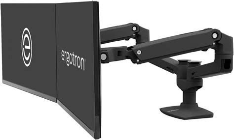 Ergotron Lx Dual Side By Side Arm Mounting Kit Desk Clamp Mount