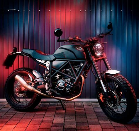 Enduro Naked Cafe Racer Motorcycle Scrambler Cc Oil Cooled With