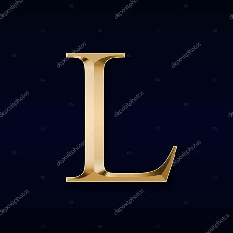 gold letter
