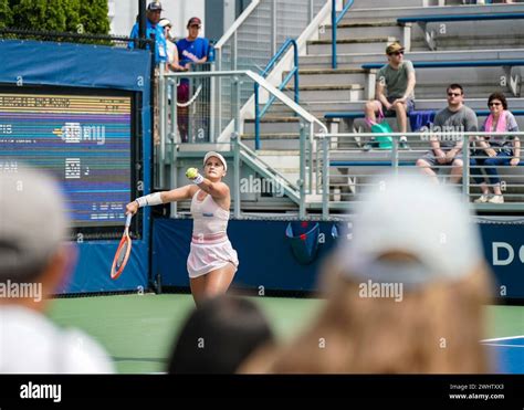 New York Ny Usa Lauren Davis Competing At The Us Open Tennis